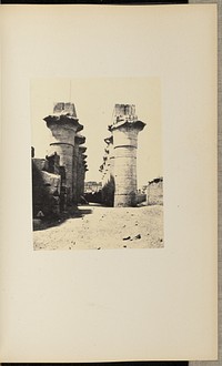 View between rows of columns by Henry Cammas and André Lefèvre