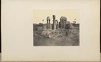 Columns at temple ruins by Henry Cammas and André Lefèvre
