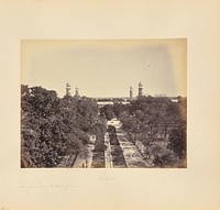 Lahore; Jahangir's Tomb, in the Shadra Gardens by Samuel Bourne