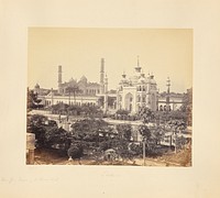 Lucknow; View from the Terrace of the Hooseinabad Emambara by Samuel Bourne