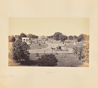 Lucknow; A View in the Wingfield Park by Samuel Bourne