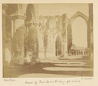 Nave of Fountains Abbey, Yorkshire by Edward Kater
