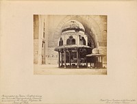 Cairo - Fountain in the Court of the Mosk of Sultan Hassan by Francis Bedford