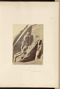 Abou Simbel, Nubia - From the West by Francis Frith