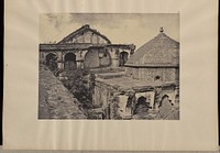 Madura. [Trimul Naik's] Palace, Roof of Sub Court and Moonsiff's Court. by Capt Linnaeus Tripe