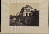 Madura. [Trimul Naik's] Palace, View of North East Corner from One Side Sub Court Shewing the Exterior of One of the Halls of the Quadrangle. by Capt Linnaeus Tripe