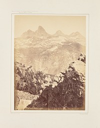 The Three Tetons, Mt. Hayden by William Henry Jackson