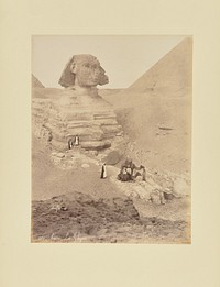 Caire - Le Sphynx by Félix Bonfils