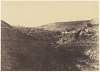 Jérusalem. Vallée de Josaphat by Auguste Salzmann and Louis Désiré Blanquart Evrard