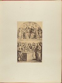 Engraving of the Coronation of the Virgin by Gustavo Reiger