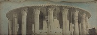The Temple of Vesta, Rome by Joseph Philibert Girault de Prangey