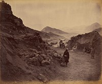View of the descent from Khurd Khyber, looking towards Bassaule by John Burke