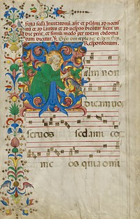 Initial I: God the Father Blessing by Francesco di Antonio del Chierico