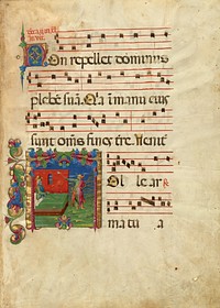 Initial T: Isaac and Esau by Franco dei Russi