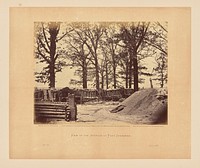 View of the Interior of Fort Steadman by Timothy H O Sullivan and Alexander Gardner