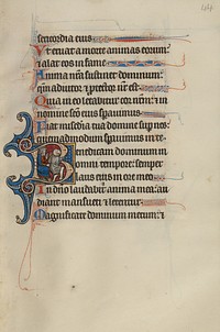 Initial B: David Playing the Fool before Achish King of Gath by Bute Master