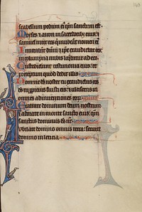 Initial I: Christ the Good Shepherd with Birds by Bute Master