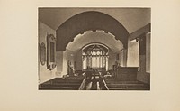 Interior of Oare Church by Francis Frith and A W Elson and Co