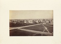 Panoramic View of Calcutta, from the Ochterlony Monument. P.III. by Samuel Bourne