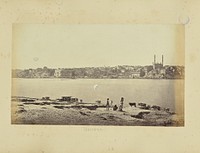 Benares; General View from the Opposite Bank of the Ganges by Samuel Bourne