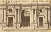 The Ground Floor of the Pavillon Richelieu, Louvre, Paris by Édouard Baldus