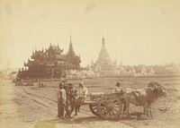 Pagoda and Kyaung Built by the Captain of King Thibaw Min's Bodyguard by Felice Beato