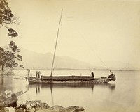 Boat on Lake Biwa by Felice Beato