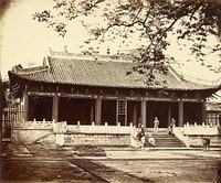 Temple of Confucius, Canton, China by Felice Beato and Henry Hering
