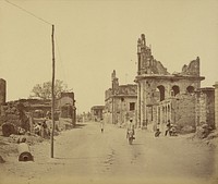 The Cawnpore Road, Lucknow by Felice Beato