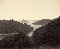 Pappenberg Island at the Entrance of the Bay of Nagasaki by Felice Beato