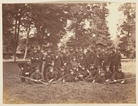Military group portrait by F C Gould and Charles Parker