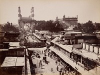 Principal Street, Hyderabad by Lala Deen Dayal