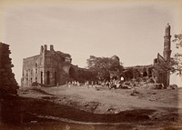 Ruins of College at Beder by Lala Deen Dayal