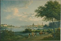 View of Dresden by Christian Gottlieb Hammer