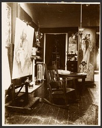 Studio of Alphonse-Marie Mucha, New York City by Alphonse Maria Mucha