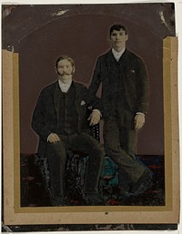 Portrait of two young men