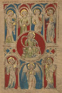 Saint John the Evangelist surrounded by Seven Angels