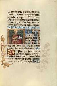 John the Baptist by Master of Jacques de Besançon