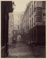 "Rue au Lard" Paris by Charles Marville