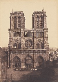 Notre-Dame, Paris by Charles Nègre