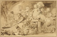 Making Fritters (Les Beignets) by Jean Honoré Fragonard
