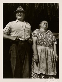 Mr. and Mrs. Andrew Lyman, Polish tobacco farmers and FSA Clients, Windsor Locks, Conn. by Jack Delano