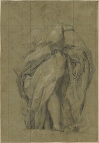 Asclepius (recto); Study of a Male Youth Bearing Some Leaves (verso) by Anton Raphael Mengs