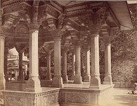 Details of Pillars in Cenotaph of Maharaja Sawai Jay Singh, Jeypur by Lala Deen Dayal