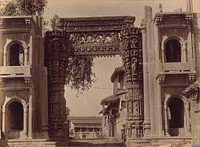 Ancient Swinging Gate, Rewah by Lala Deen Dayal