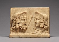 Relief with Theater Masks