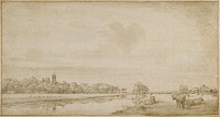 The House with the Little Tower Seen from the Northeast by Adriaen van de Velde