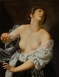 Lucretia by Artemisia Gentileschi