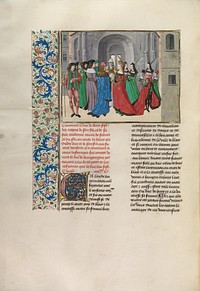 The Marriage of Louis de Blois and Marie de France by Master of the Getty Froissart