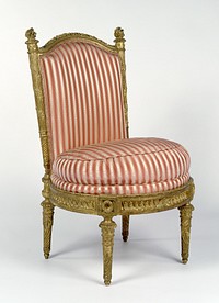 Four Side Chairs (chaises à la reine) by Jacques Gondoin, François Toussaint Foliot and Toussaint Foliot